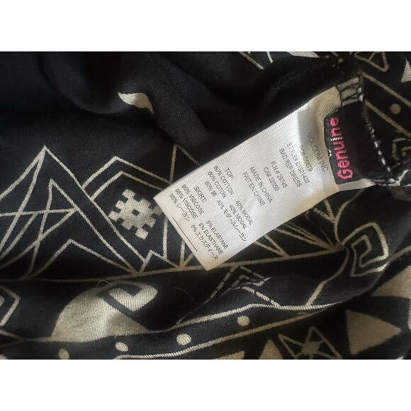 Volcom M Maxi Print Cotton Blend Dress Soft - Picture 6 of 6